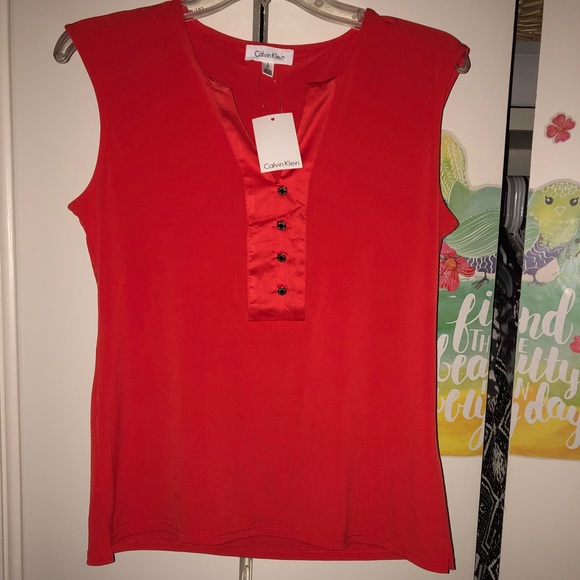NWT Calvin Klein Blouse - Picture 2 of 3